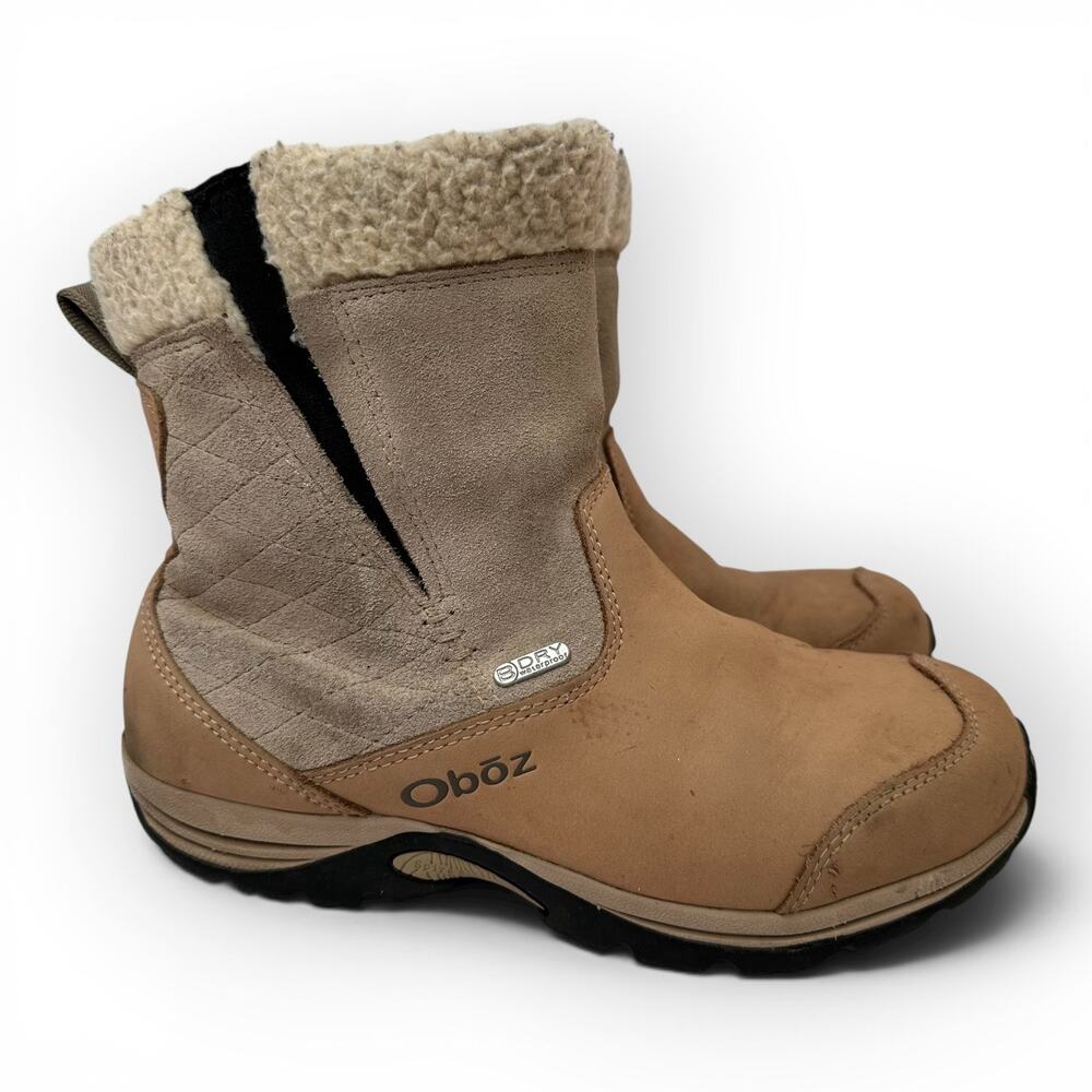 Oboz Womens sz 7 Moonlight Insulated B-DRY Winter Boots Waterproof Snow Hiking